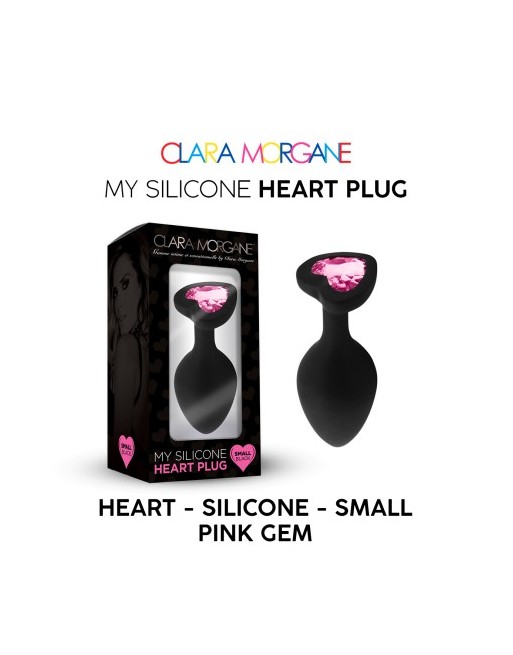 My Silicone HEART Plug LARGE PINK GEM