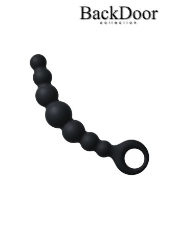 Flexible Wand noir Chapelet perles anales