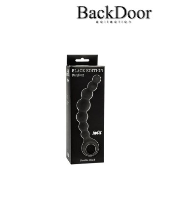 Flexible Wand noir Chapelet perles anales