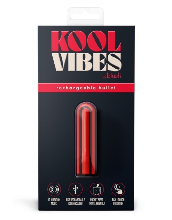 KOOL VIBES RECHARGEABLE MINI BULLET CHERRY