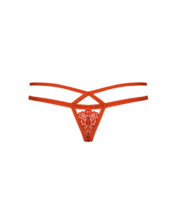 tendance sensuelle : string rouge de la collection obsessive 838