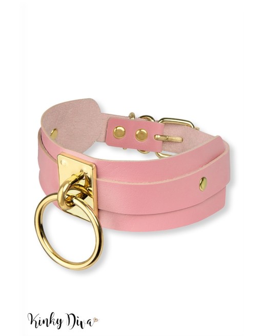 O Ring Collier rose or O Ring Collier rose or
