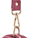 Collier et laisse simili cuir Rouge Bordeaux