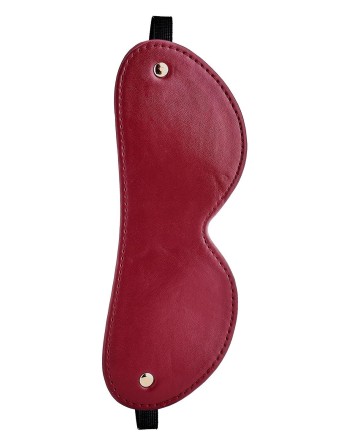 Masque simili cuir Rouge Bordeaux