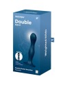 Gode anal et vaginal double ball r Satisfyer bleu