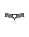  lingerie sexy : string ouvert noir shibu obsessive