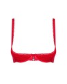  obsessive soutiengorge lovica rouge avec dentelle