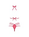 ensemble rouge de la marque obsessive lingerie