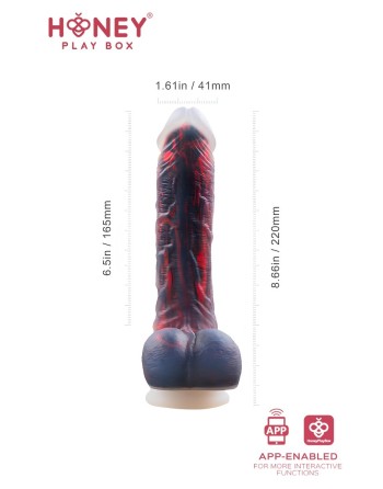 Noctura Gode ventouse réaliste va et vient connecté smartphone USB