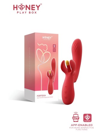 Fortexa Rabbit tapping clitoris commande vocale connecté smartphone USB