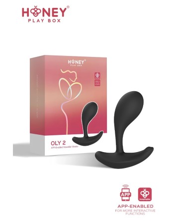 Oly 2 noir Stimulateur Point P et Périnée connecté smartphone USB