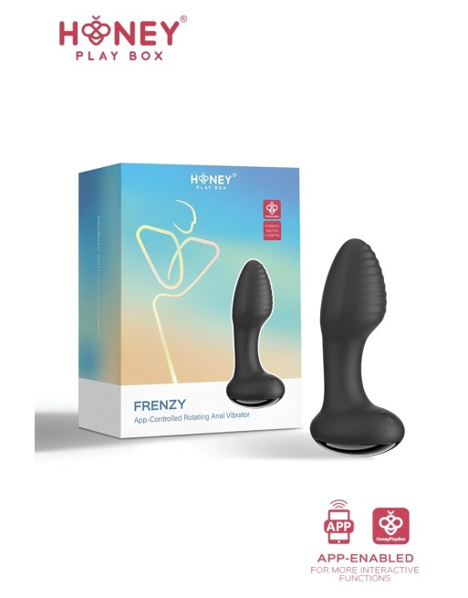 Frenzy Plug vibro et rotation 360°connecté smartphone USB