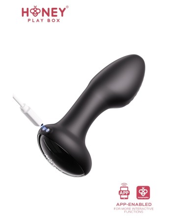 Frenzy Plug vibro et rotation 360°connecté smartphone USB