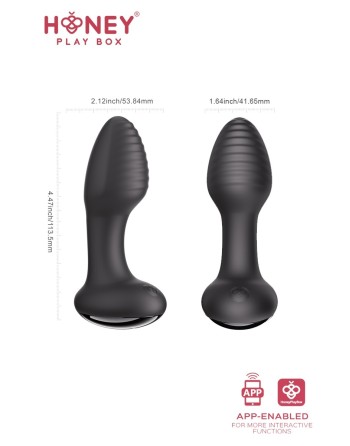 Frenzy Plug vibro et rotation 360°connecté smartphone USB