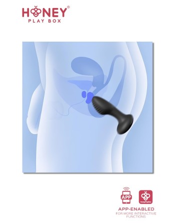 Frenzy Plug vibro et rotation 360°connecté smartphone USB