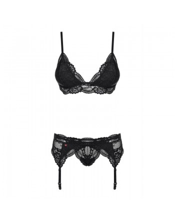  obsessive : ensemble de lingerie sexy noir 810