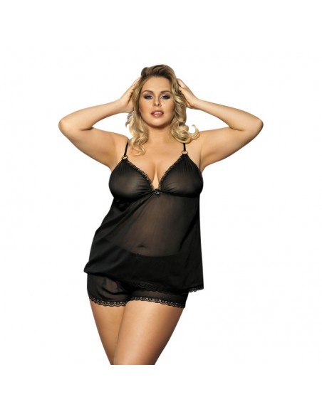 Fendia Top et Shorty - Noir