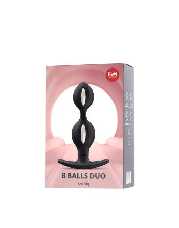 B Ball Duo - Plug anal avec 2 billes lestées