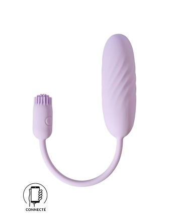 Svakom Plume - Œuf vibrant connecté avec stimulateur de zones érogènes