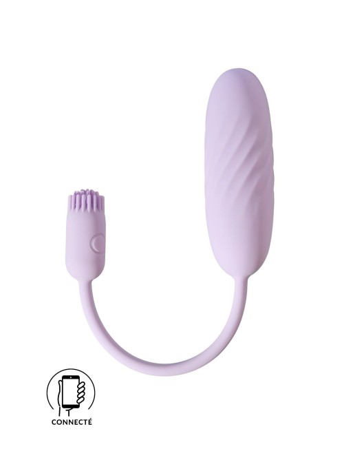 Svakom Plume - Œuf vibrant connecté avec stimulateur de zones érogènes