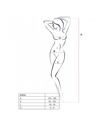 bodystocking noir et sexy bs056b de la marque passion lingerie