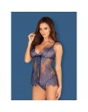 Flowlace Babydoll - Bleu