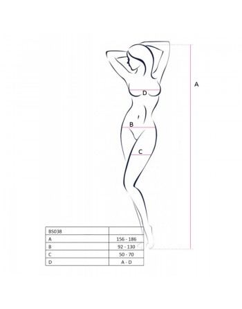 BS038R Bodystocking - Rouge