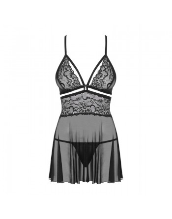  lingerie obsessive : 838bab1 babydoll  noir