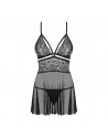  lingerie obsessive : 838bab1 babydoll  noir