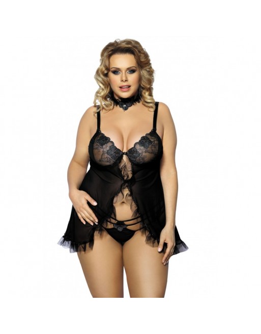 Fripa Babydoll - Noir Fripa Babydoll - Noir