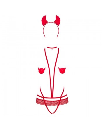 Evilia Ensemble 4 pièces - Rouge
