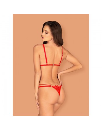 body lovlea rouge de la marque de lingerie sexy obsessive