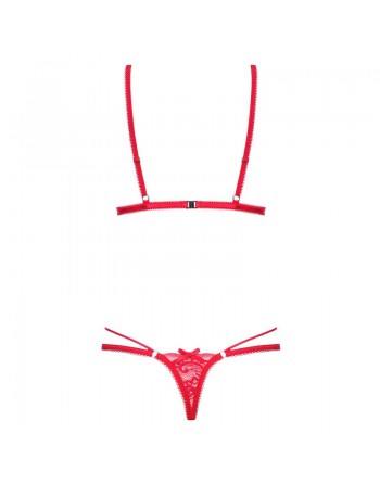 body lovlea rouge de la marque de lingerie sexy obsessive