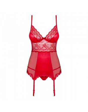  lingerie sexy : guêpière rouge lovica obsessive