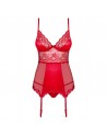  lingerie sexy : guêpière rouge lovica obsessive