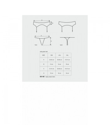  portejarretelles catia garter belt