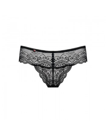  de lingerie sexy et string noir dentelle